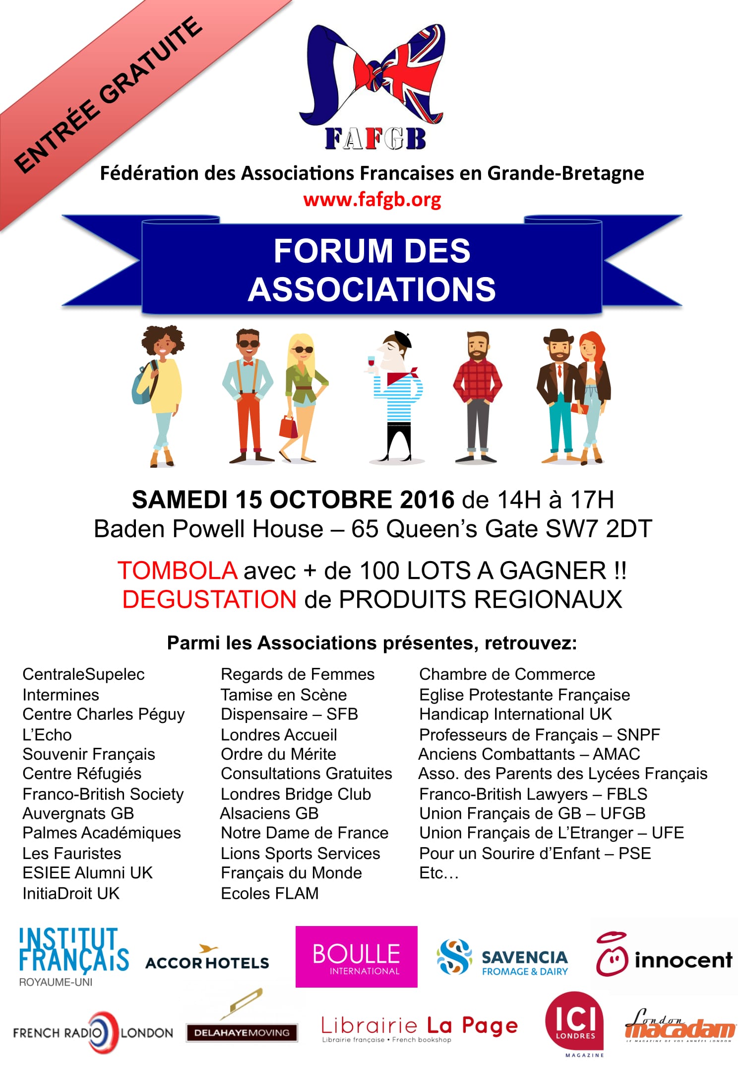 Forum des Associations (Londres) 15 octobre 2016